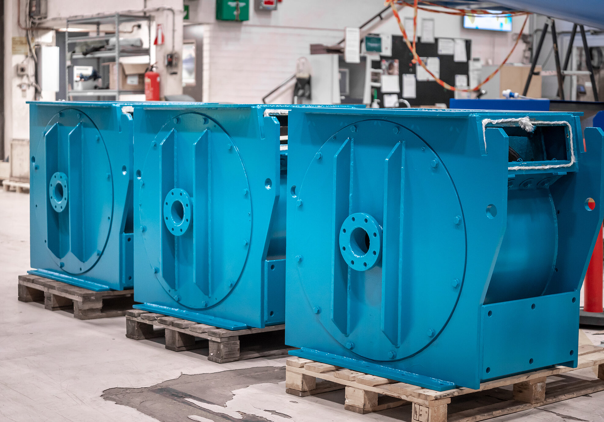 These LSC 63/50 rotary feeders have been reconditioned multiple times by BMH Technology.